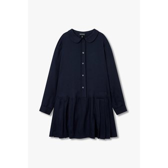 엠포리오아르마니주니어 [여아] 플리츠 셔츠 드레스 0465372006000