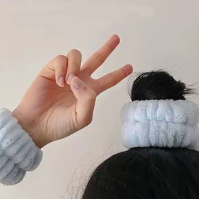 물흘러내림 방지 세수 세안 손목밴드 옷소매젖음방지