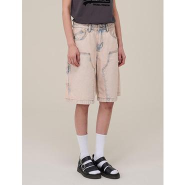 SUPERDRY W 데님 카펜터 버뮤다 쇼츠 (SDFLHCP01)