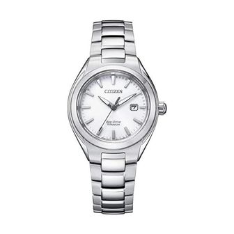  독일 시티즌 여자 시계 Citizen EW261080A Womens EcoDrive Solar Titanium 워치 with 스트랩 Br