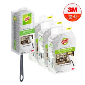 [3M]뉴 다용도 먼지떨이/브러쉬 핸들 + 리필 8입