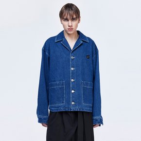 [파주점] 지제로 오픈 카라 데님 점퍼 SH2JP822BL