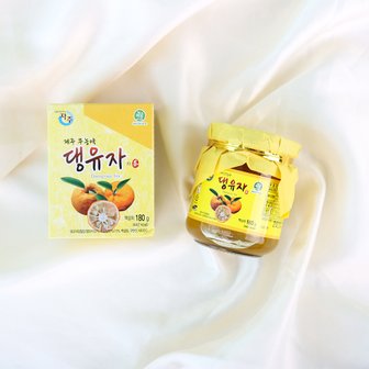 오렌지나무 제주 무농약 댕유자 차 180g