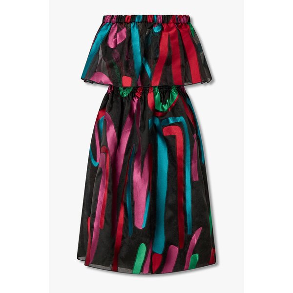 여성 러플 디테일 오간자 드레스 A525312512000