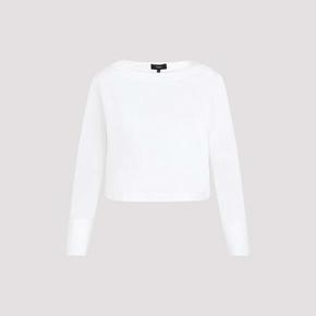 24SS 띠어리 블라우스 셔츠 O0204509 100 WHITE