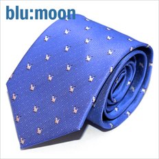 blu:moon 넥타이 - 샤미즈 블루 8cm