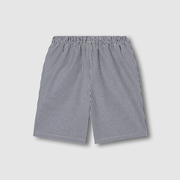 남 시어서커 체크 5부 라운지 팬츠 J206202166057