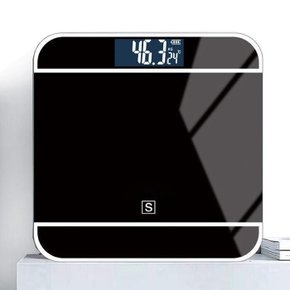 아우트저울 강화유리 디지털 LCD i79블랙 180kg