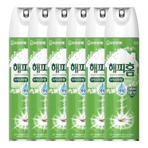 해피홈 에어로솔 수성 아카시아향 500ml X 6개