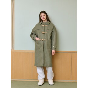 OVERSIZED DUFFLE COAT [KHAKI]