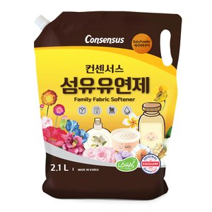 컨센서스 표준형 섬유유연제 베이비파우더 2.1L(리필)