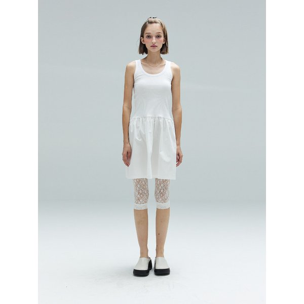 [리퍼브] DAISY SHIRRING DRESS - WHITE