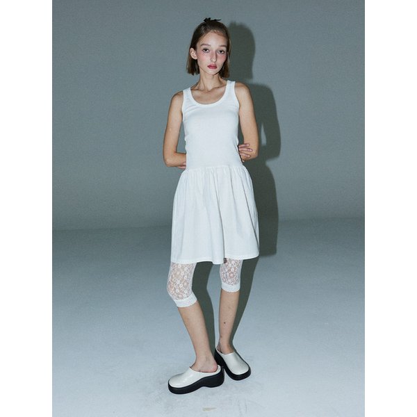 [리퍼브] DAISY SHIRRING DRESS - WHITE