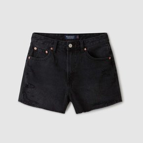 Destroyed Short Denim Shorts WHTJE2637F