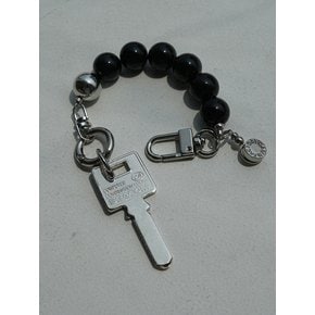 BEAD KEYRING BLACK 비드키링 블랙