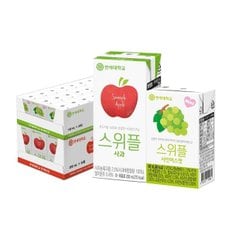 [연세] 스위플 주스 48팩(사과200ml+샤인머스켓140ml)