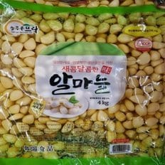 신선맛 새콤달콤 삼겹살감초 알마늘 4kg 알마늘장아찌 마늘짱아찌 깐마늘 마늘반찬 마늘쫑 알마늘 마늘절임