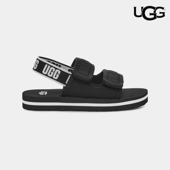 UGG 어그 키즈 레넌 슬링백 샌들 블랙 여성 여름 신발