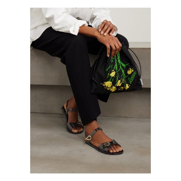 이리니  Pvc 슬링백 샌들 블랙 46376663162863514