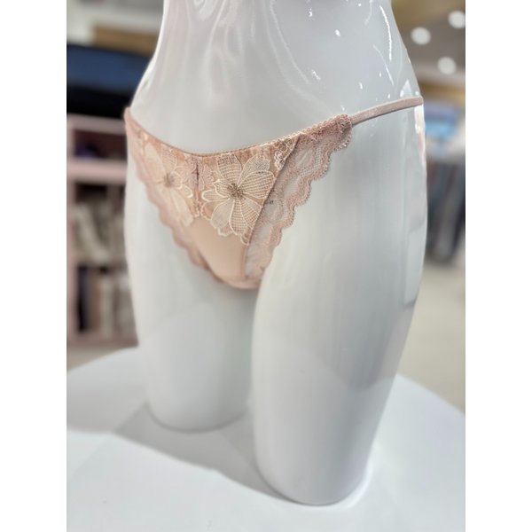 [여주점] 와코루 프롤럴 자수 만개꽃 레이스 끈 티 팬티 [WPT2081T] SK