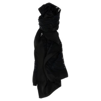 생로랑 Scarf 7508523YN631000 Black