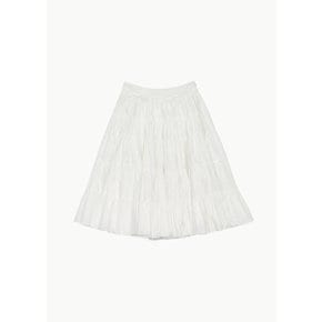 샌디리앙 24PF SANDY LIANG HETTI SKIRT IN WHITE