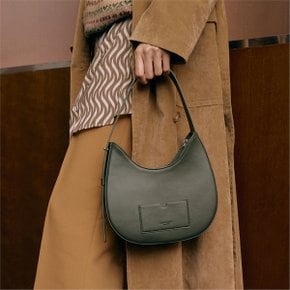 DROP HOBO BAG MINI_DARK MATCHA