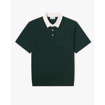 라코스테 (남성) 오버핏 밀라노 배색 카라 폴로 PH644E-55G 132 (그린)