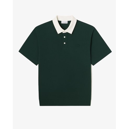 라코스테 (남성) 오버핏 밀라노 배색 카라 폴로 PH644E-55G 132 (그린)