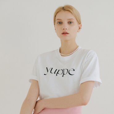 YUPPE PRINT T-SHIRT_WHITE