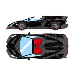 EIDOLON 1/43 람보르기니 Veneno Roadster 2015 블랙/레드