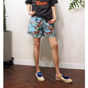 트로피컬 나뭇잎 밴딩 썸머 숏팬츠n703