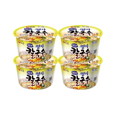 너만아는과자점 농심 멸치칼국수 75g x4개 / 컵라면 사발