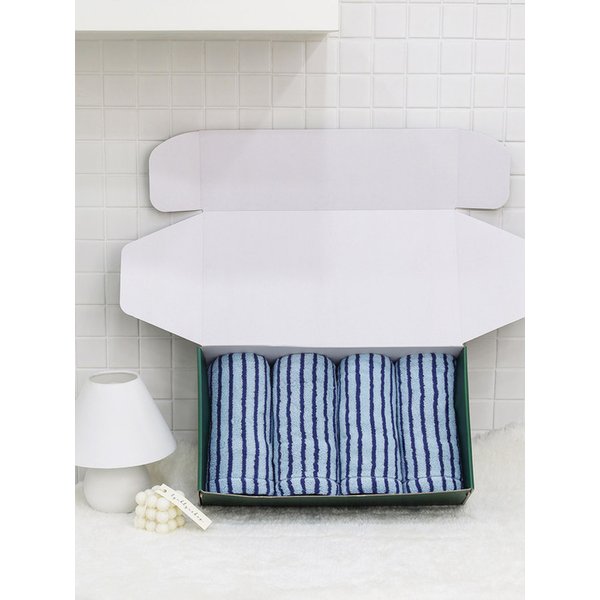 1퍼센테이지 베이 220g 30수 코마사 타올 4P 선물세트