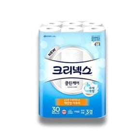 크리넥스 클린케어 화장지 30롤(25M)X2개