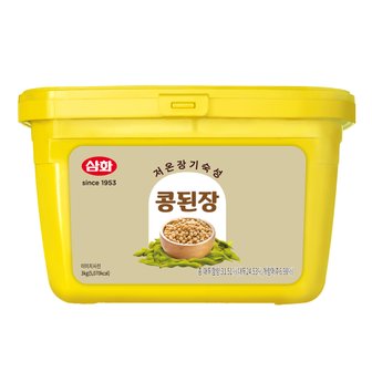 삼화식품 삼화 재래식 콩된장 3kg
