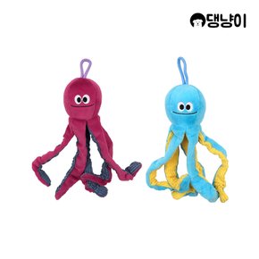 강아지 터그놀이 장난감 길쭉이 문어 토이
