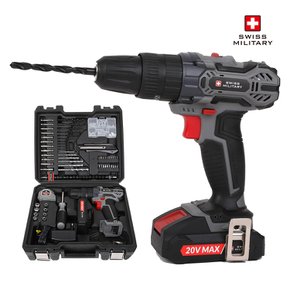 리튬이온 20V MAX 무선 해머드릴+4.8V 전동드릴 세트