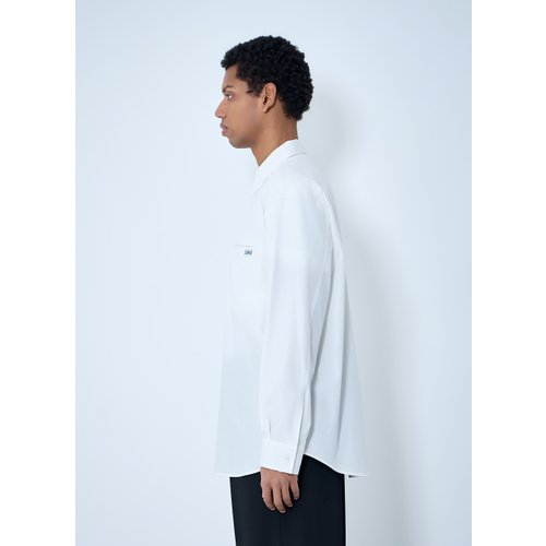 Cotton Poplin Button-Down Shirt