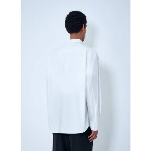 Cotton Poplin Button-Down Shirt