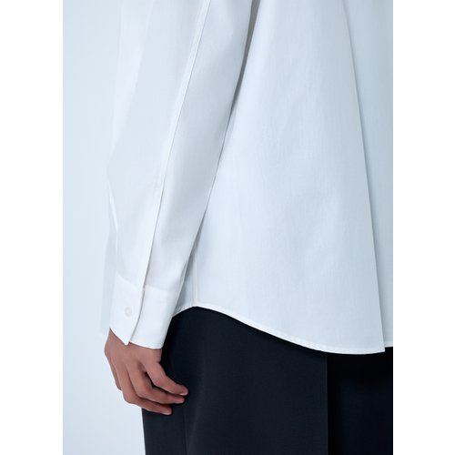 Cotton Poplin Button-Down Shirt