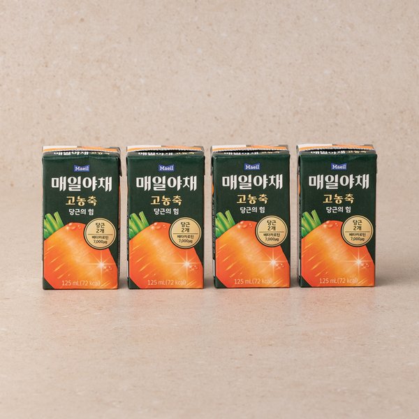[매일유업]야채 고농축 당근의 힘 125ml*4