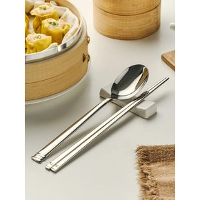 브리앙 고급 수저세트 숟가락 젓가락 한식 커트러리 2인조 4P