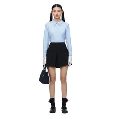 WOMEN V-BAND SKIRT_V21C1PC310_BK