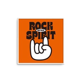 BFMA ROCK SPIRIT ORANGE SQUARE POSTER