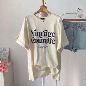 빈티지 루즈핏 반팔티셔츠_P365148446