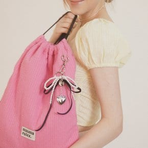 Gym sack string bag _Tear pink