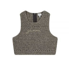 CROCHET RACERBACK TOP (K1910 319) (크로셰 탑)