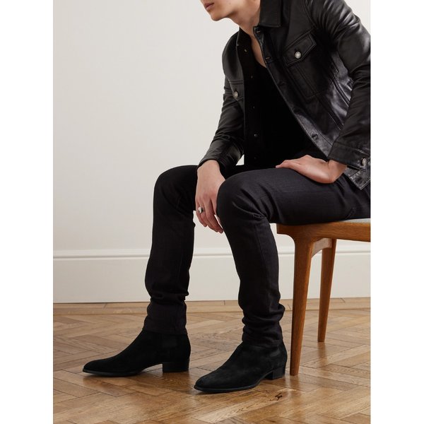 와이엇 스웨이드 첼시 부츠 34344356236547716