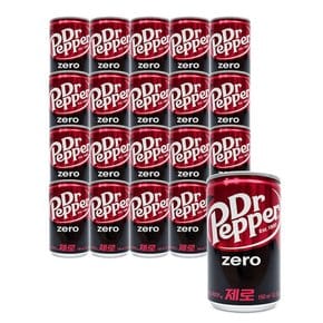 닥터 페퍼 제로 190ml 20캔 / 탄산음료
